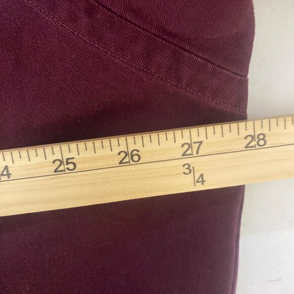 Ralph Lauren Button Down Shirt Mens XL‎ Burgandy Heavy Cotton Long Sleeve - Picture 7 of 10